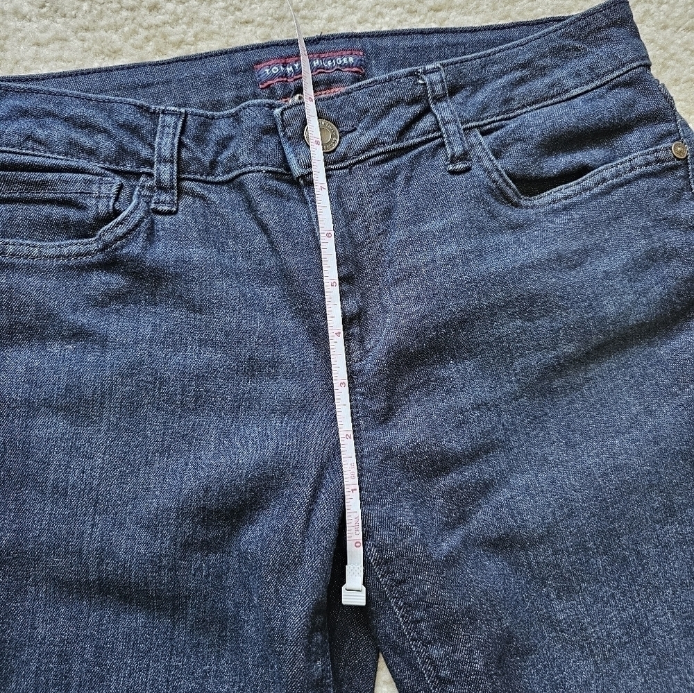 Tommy Hilfiger Darkwash Slim Crop Jeans Sz. 4 - Picture 7 of 10